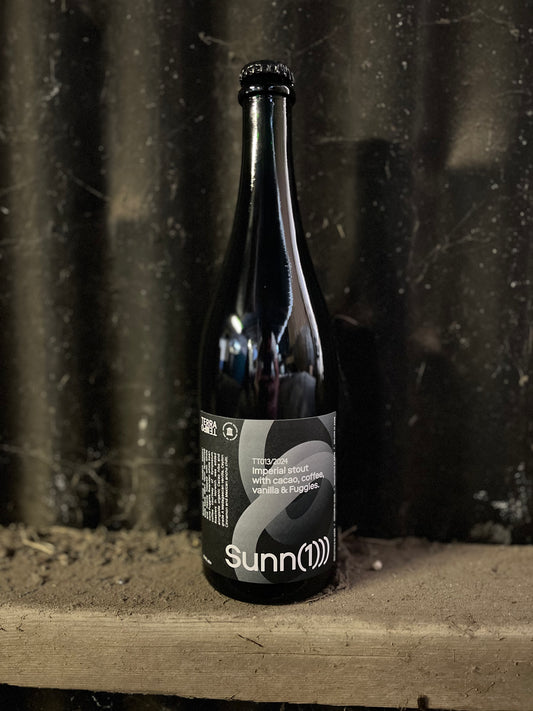 Sunn (1))) 8.4% Imperial Stout with Cacao, Coffee, Vanilla and Fuggles 750ml