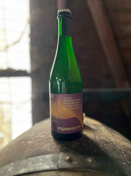 Impressions V2 Farnham White Bine and Cascade wild ale 6.8% 750ml