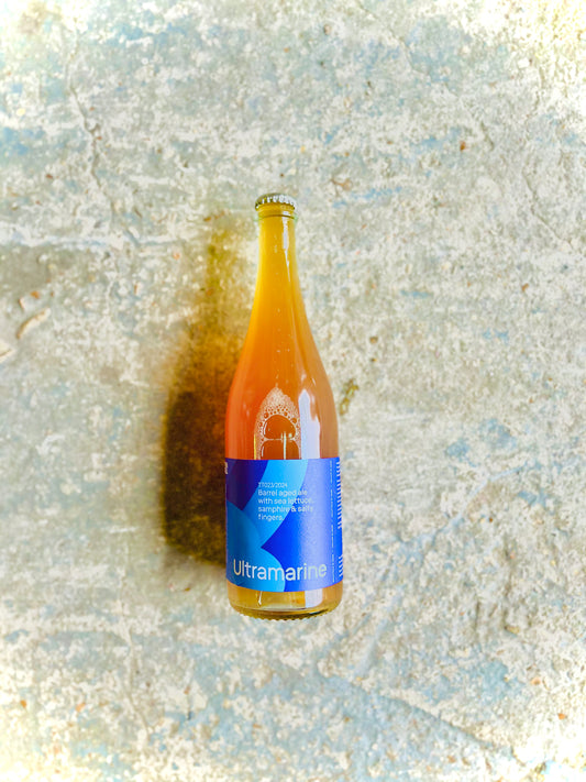 Ultramarine - Barrel aged ale with Sea Lettuce, Samphire, Salty Fingers 5% 750ml