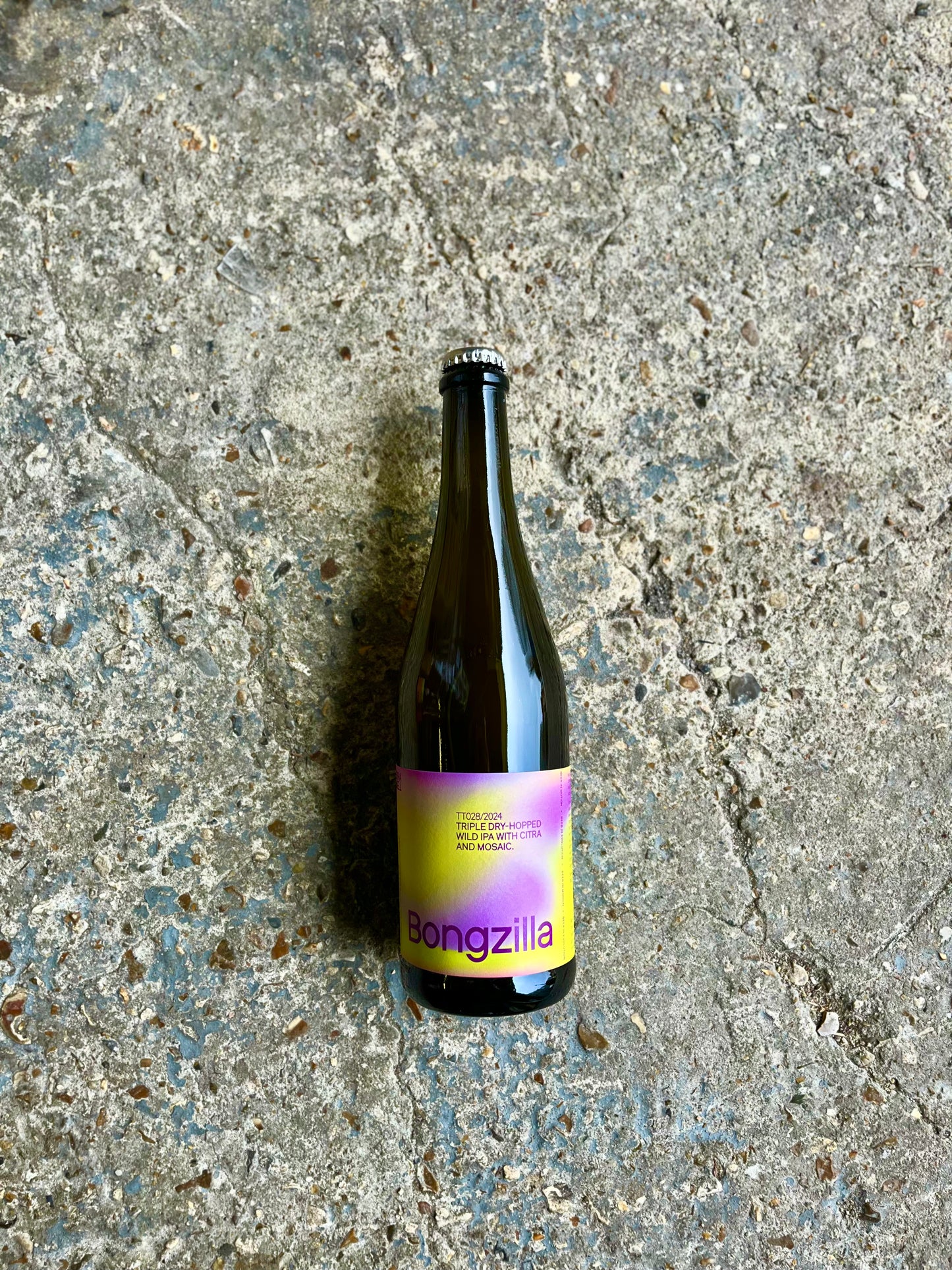 BONGZILLA - triple dry hopped wild IPA with Citra & Mosaic 7% 750ml