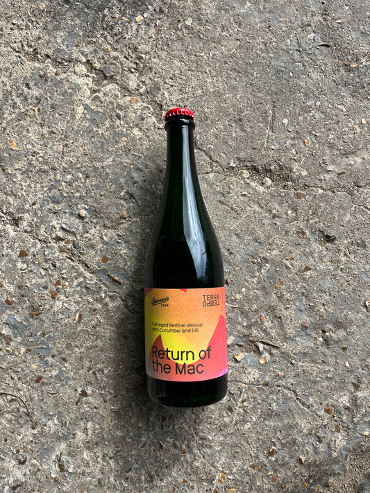 Return of the Mac – Oak aged Berliner Weisse with Cucumber and Dill 5% 750ml