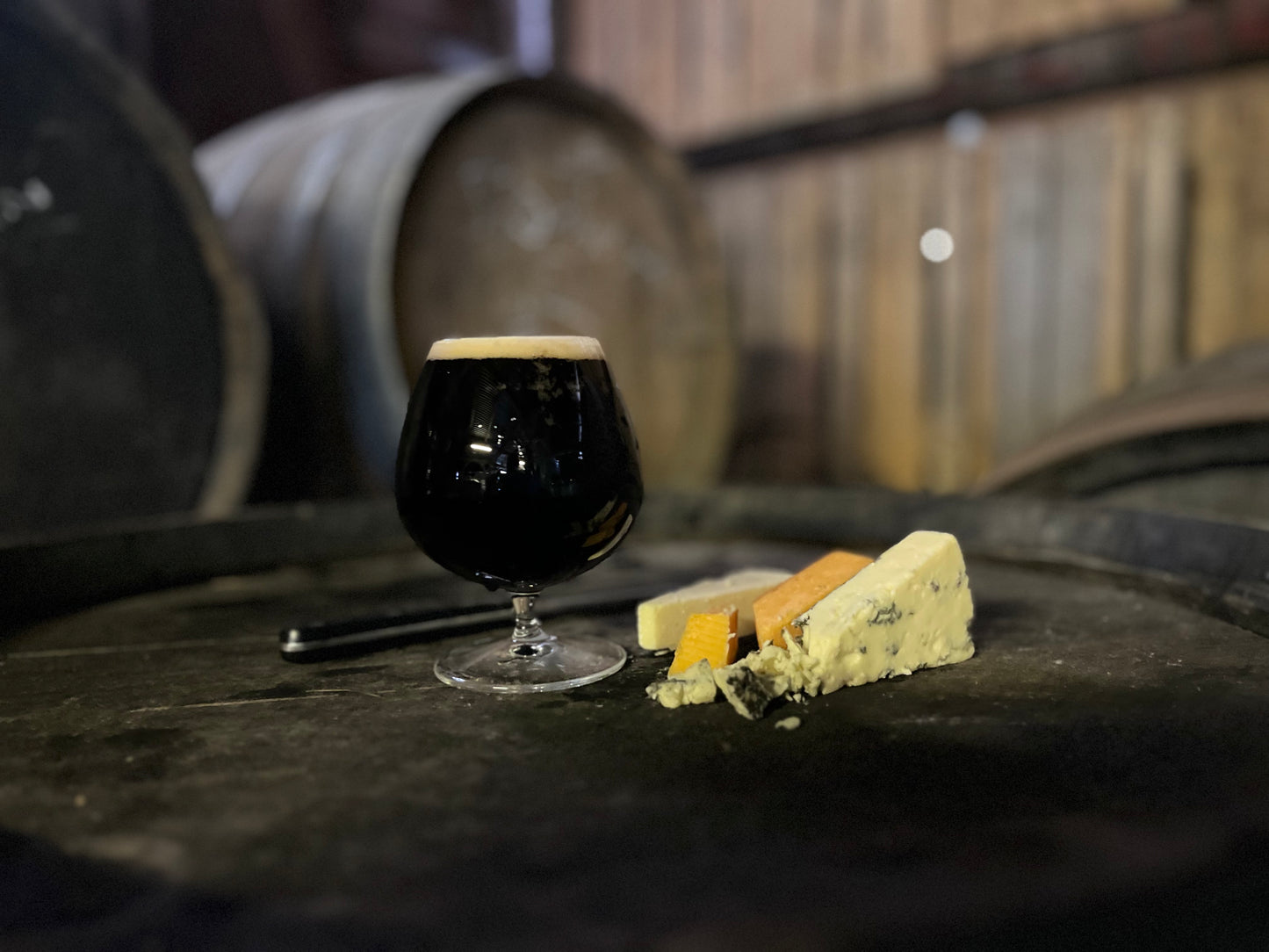 Fall of the damned into hell. Oak aged Flanders with sour cherries 12% 10L key keg