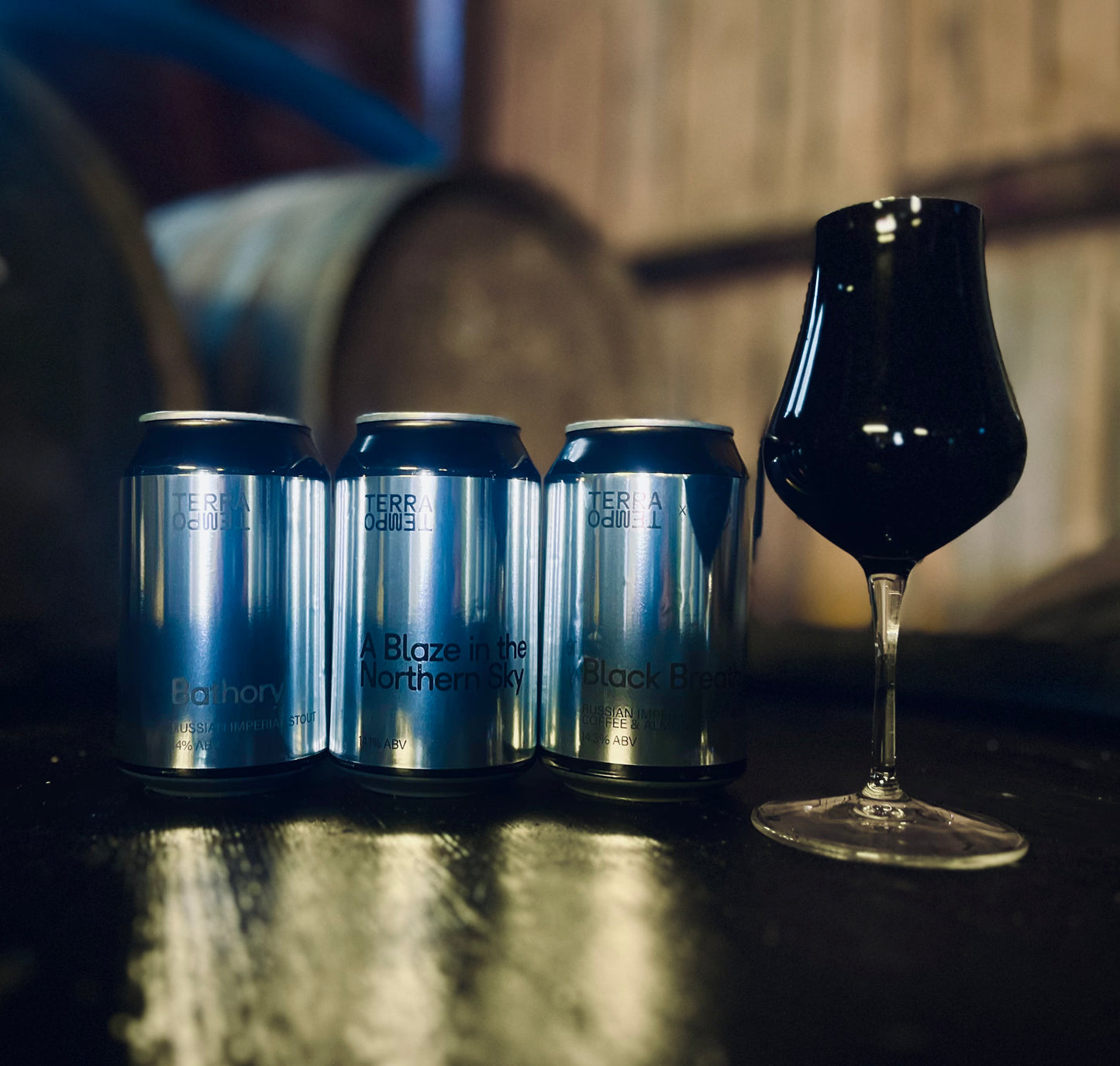 Russian Imperial Stout bundle 3x variants ; Bathory, A Blaze in the Northern Sky & Black Breath