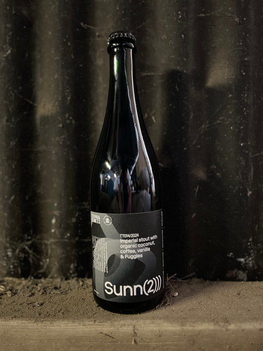 Sunn (2))) 8.4% Wild Brett Imperial Stout with Organic Coconut, Coffee, Vanilla and Fuggles 750ml