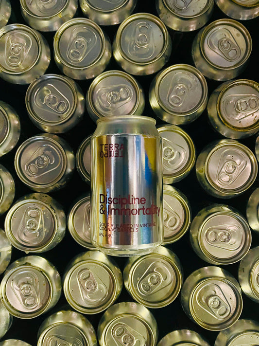 Discipline & Immortality - Oak aged sour ale aged in Vintage Cognac barrels 8% 330ml