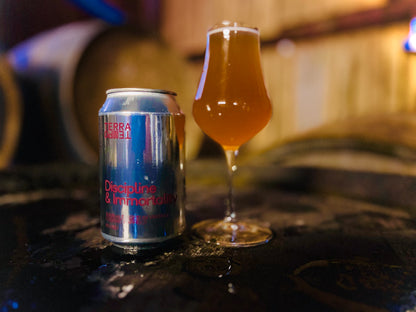 Discipline & Immortality - Oak aged sour ale aged in Vintage Cognac barrels 8% 330ml